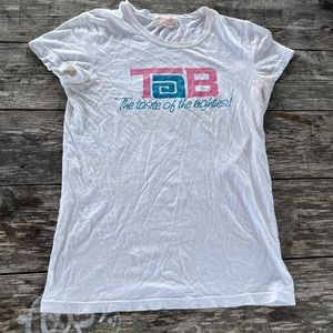 TAB RETRO WHITE T SHIRT SMALL, by Coca Cola , repro from vintage tab